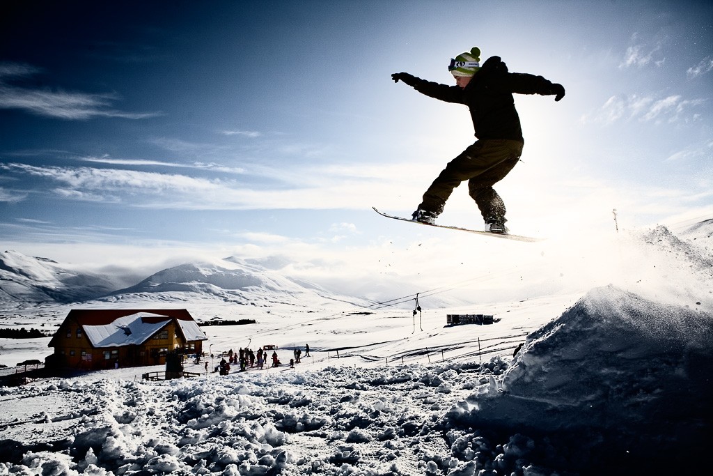 Iceland Snowboarder