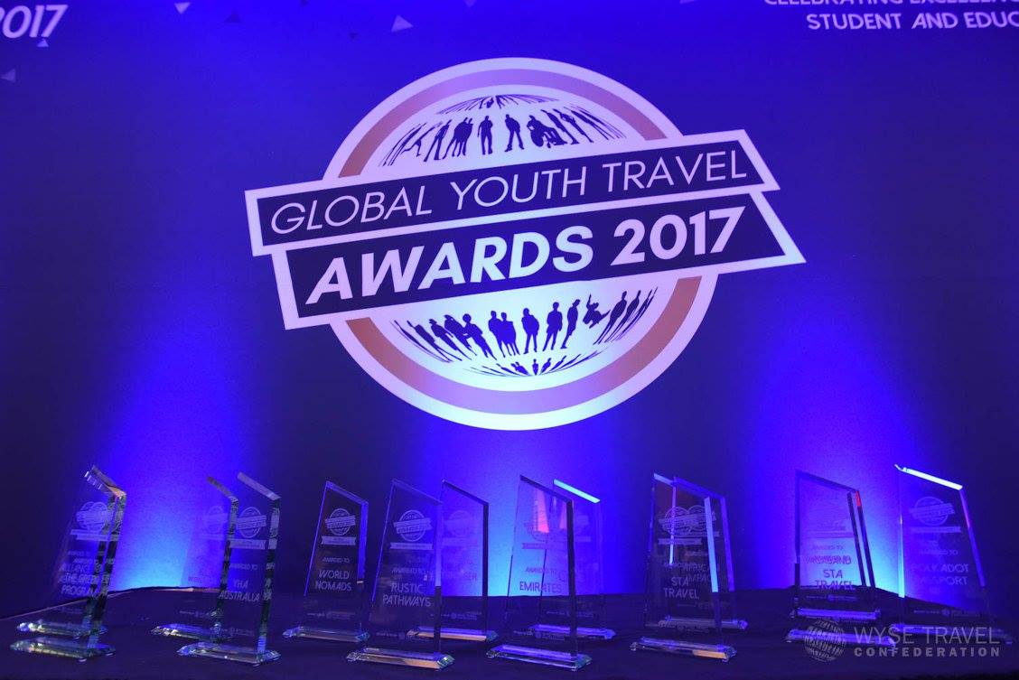 trophies for global youth travel awards