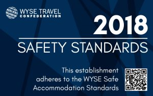 WYSE Travel Confederation is encouraging accommodation members to promote their safe environment for young travellers by participating a self-certification programme.